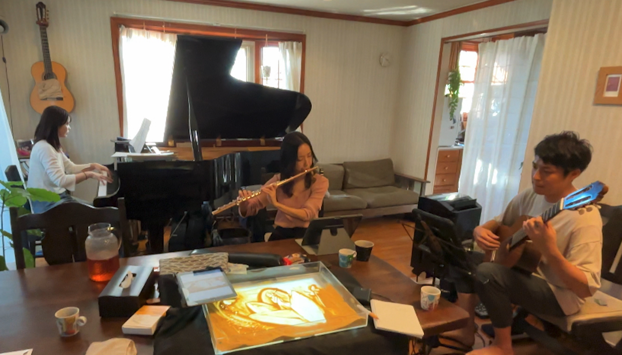 合同稽古の様子