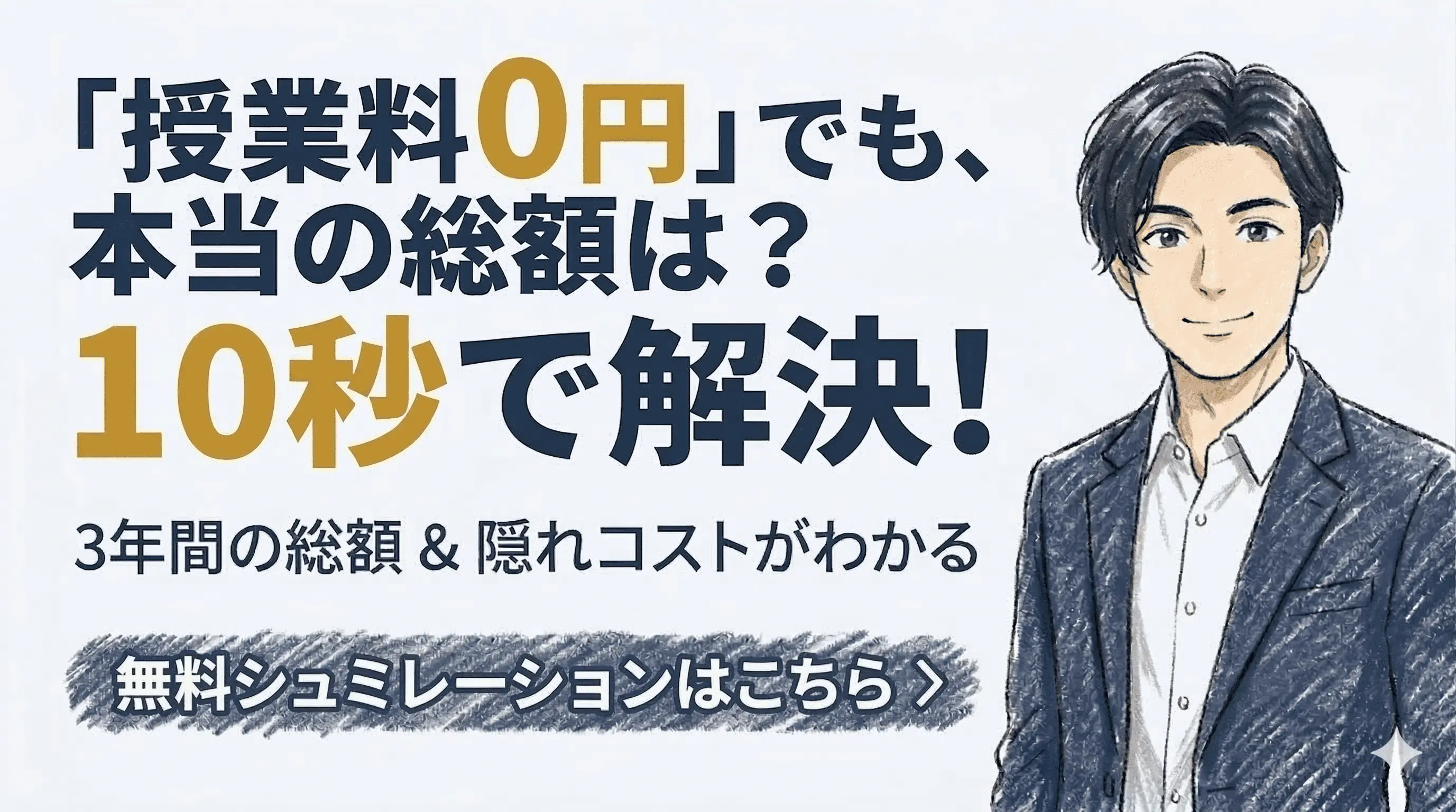 隠れコスト込みで、3年間の実質負担を計算してみる