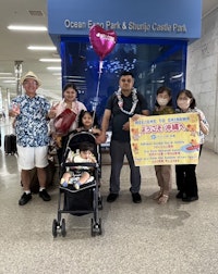 悠久の旅沖縄 第一号のお客様アディくんfamily