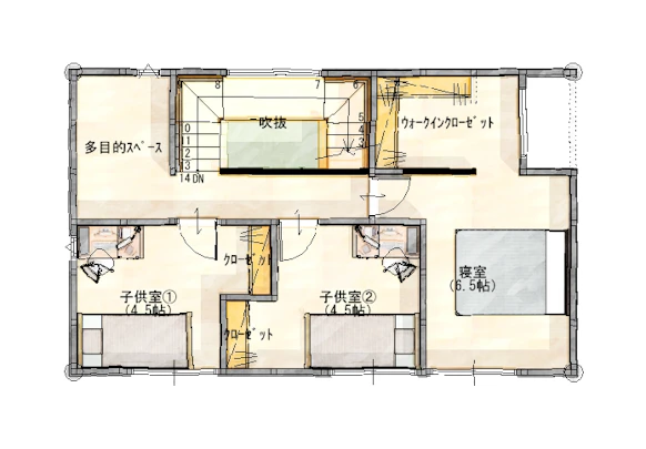 2階間取り図