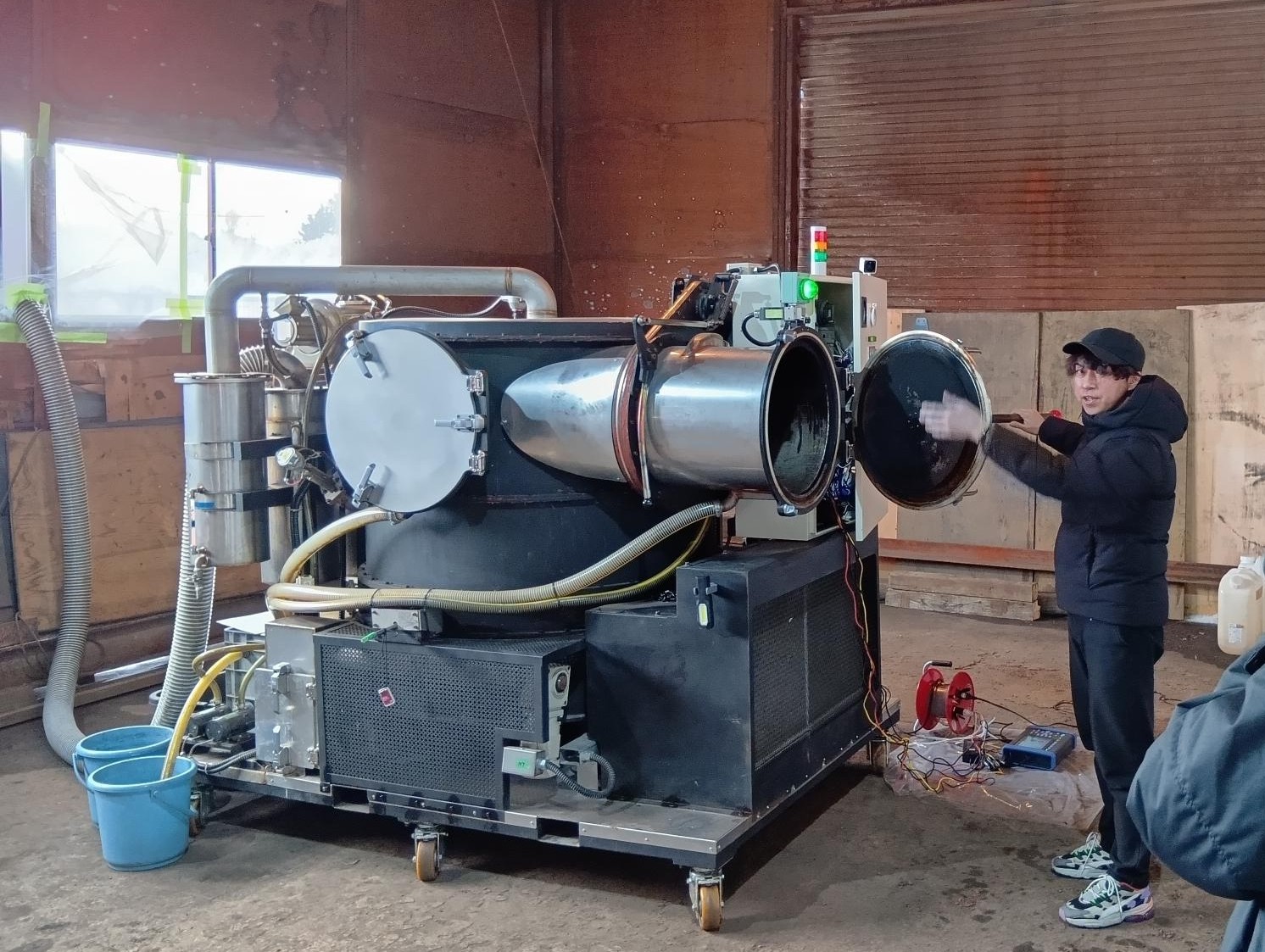 石狩市の実証実験事業でJOYCLEが報道機関向け見学会を実施