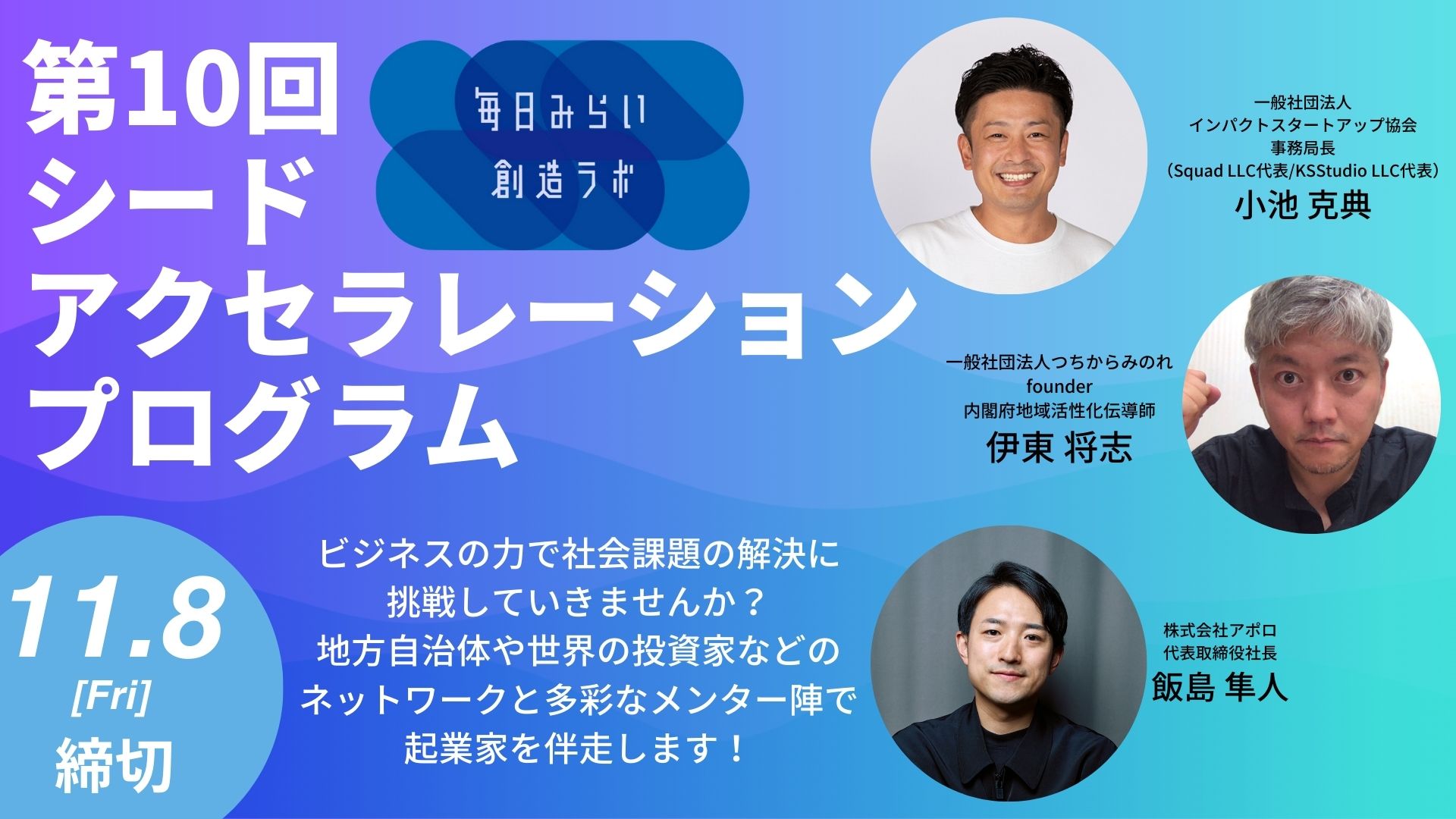 毎日みらい創造ラボ - 毎日新聞、BBTで立ち上げた「毎日みらい創造ラボ