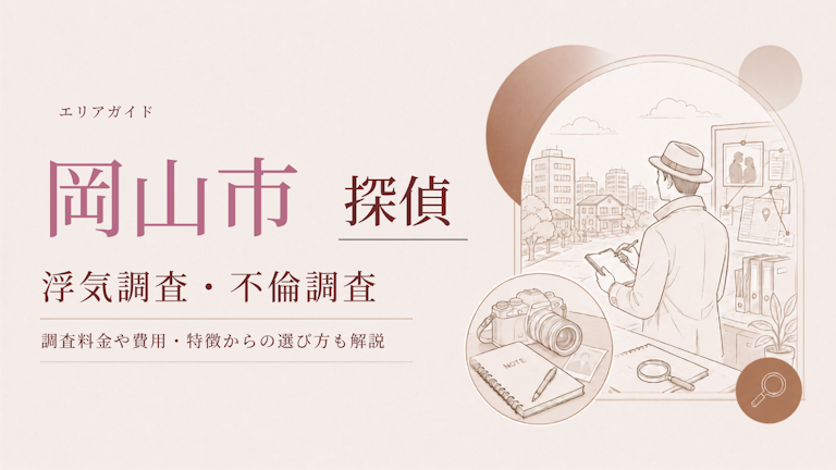 岡山市 浮気調査 おすすめ