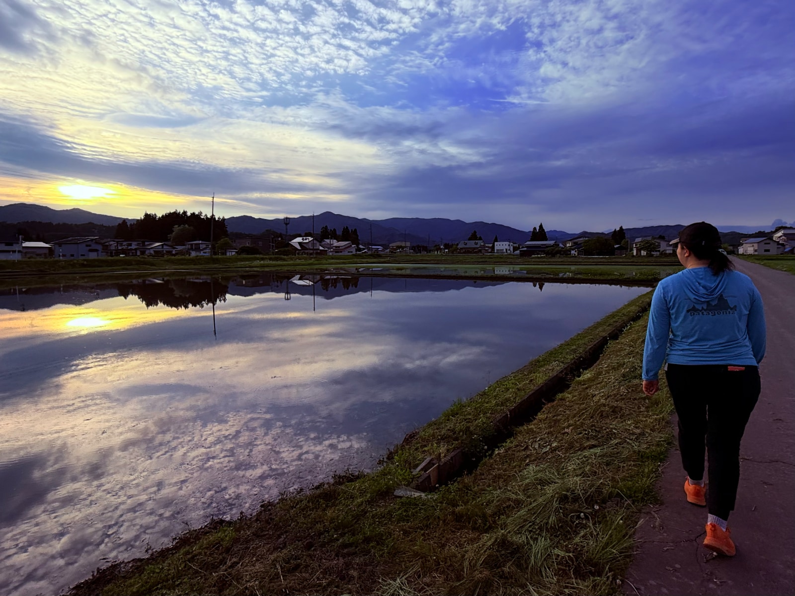水鏡が楽しめる、この季節だけの散歩