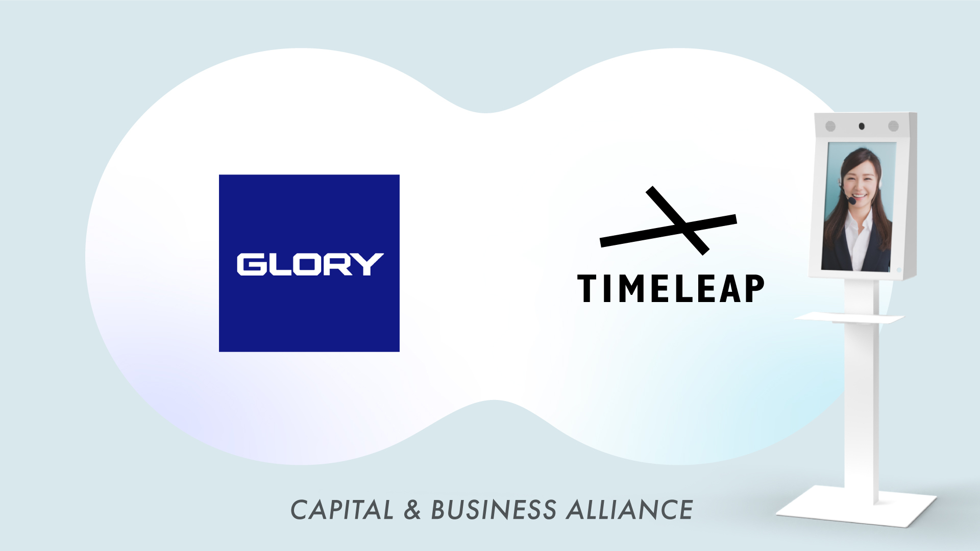 タイムリープ、グローリーと資本業務提携