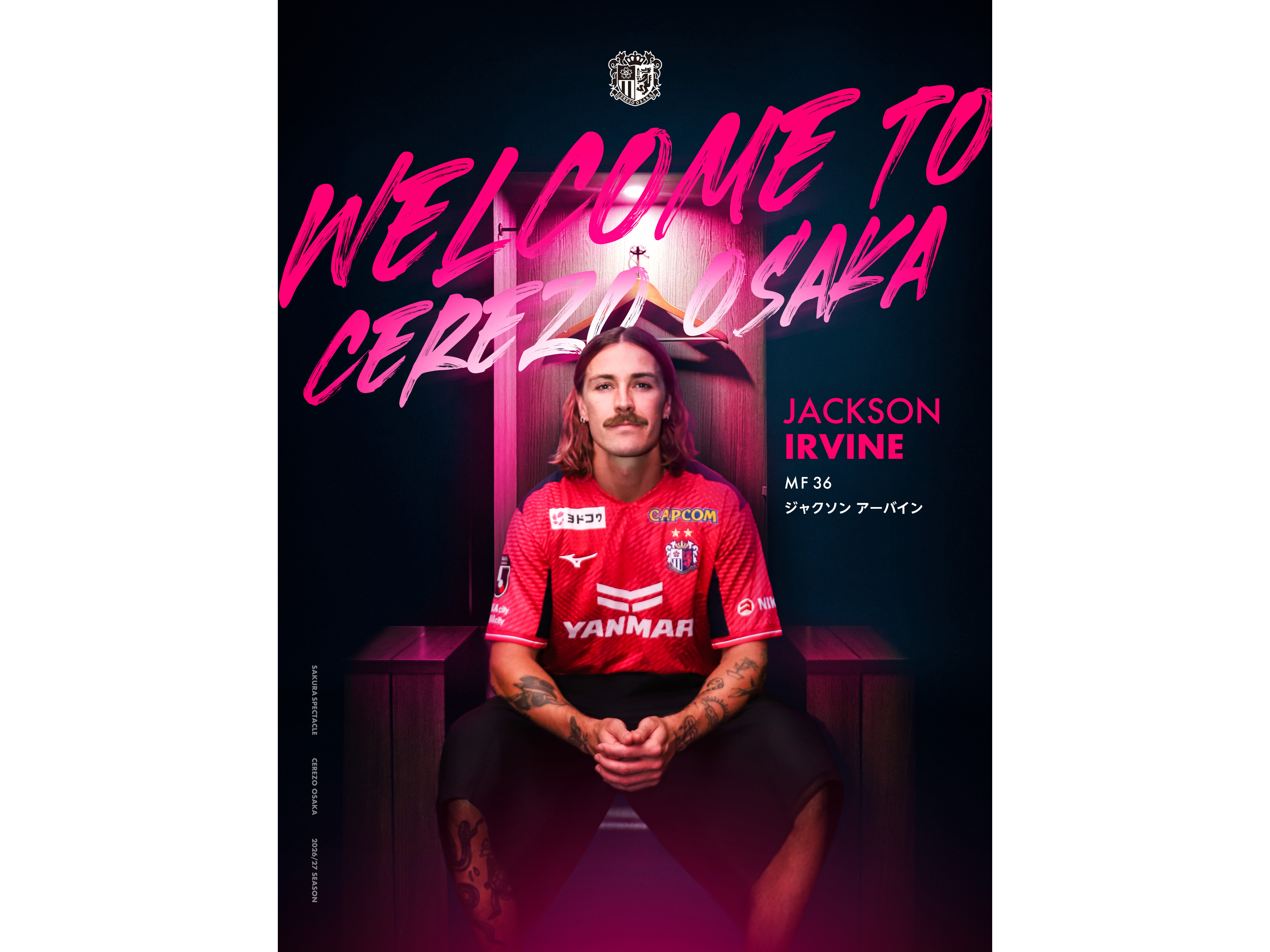 Jackson Irvine joins Cerezo Osaka from FC St. Pauli | Official website | Cerezo  OSAKA