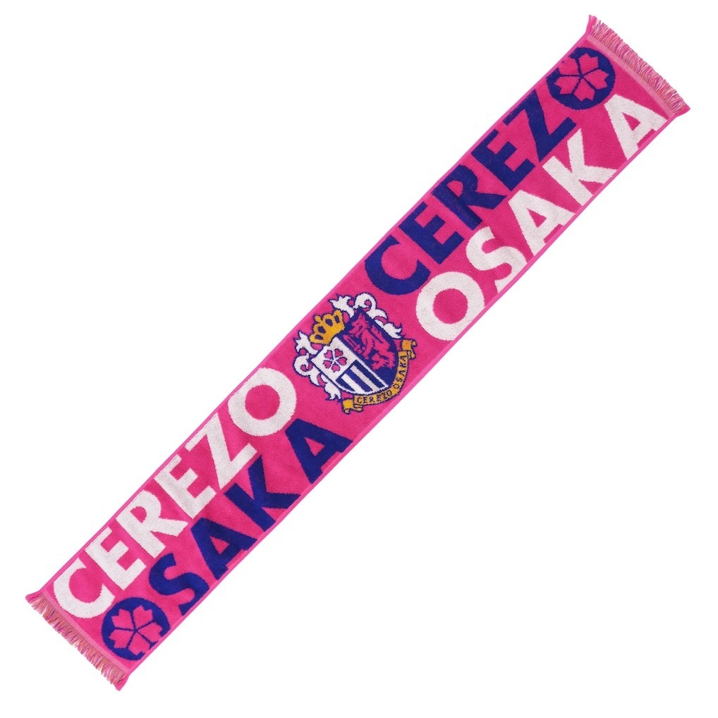 フリンジ付きベーシックジャガードタオルマフラー (CEREZO OSAKA)