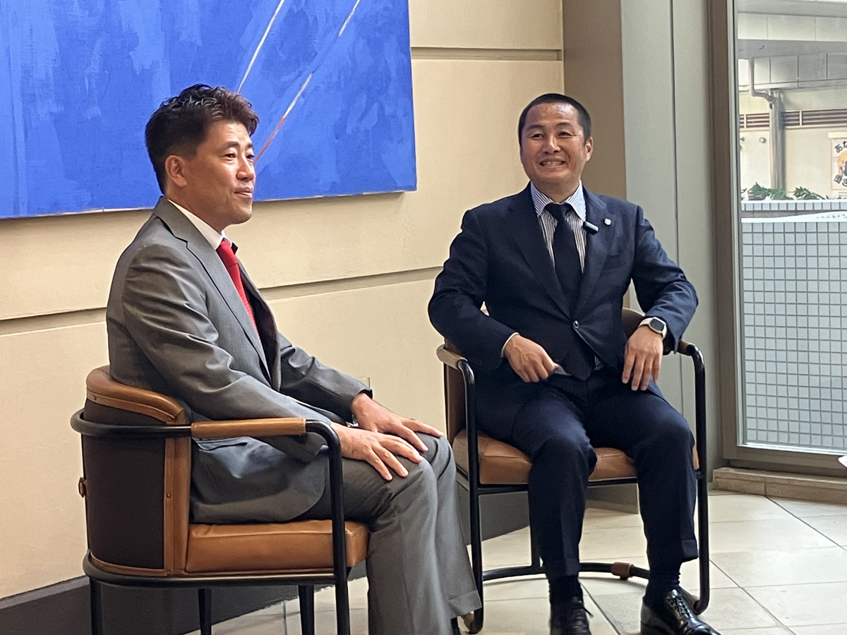 朝日放送「Jフットニスタ」で森島 寛晃社長のインタビューが放送！