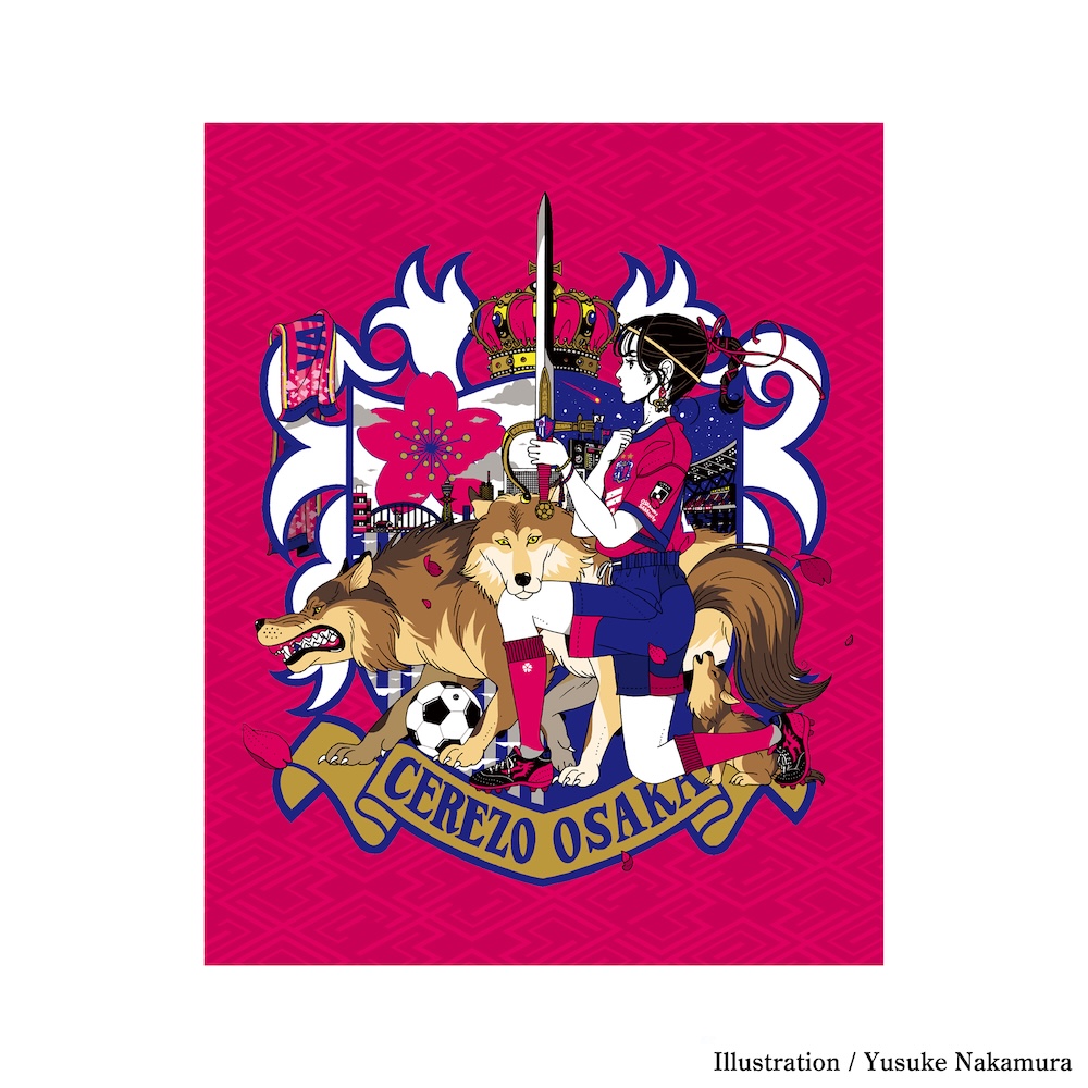 セレッソ大阪　絵画 CEREZO OSAKA SUPPORTERS NFT #1295 CEREZO OSAKA SUPPORTERS