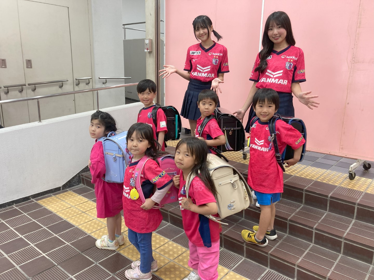 4/29(火) 町田戦 「新一年生フラッグベアラー」を実施しました