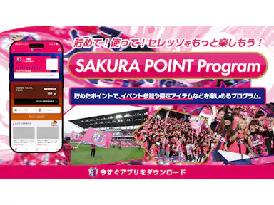 セレッソバルでのお買い物で「SAKURA POINT」が貯まるトライアル運用実施のお知らせ