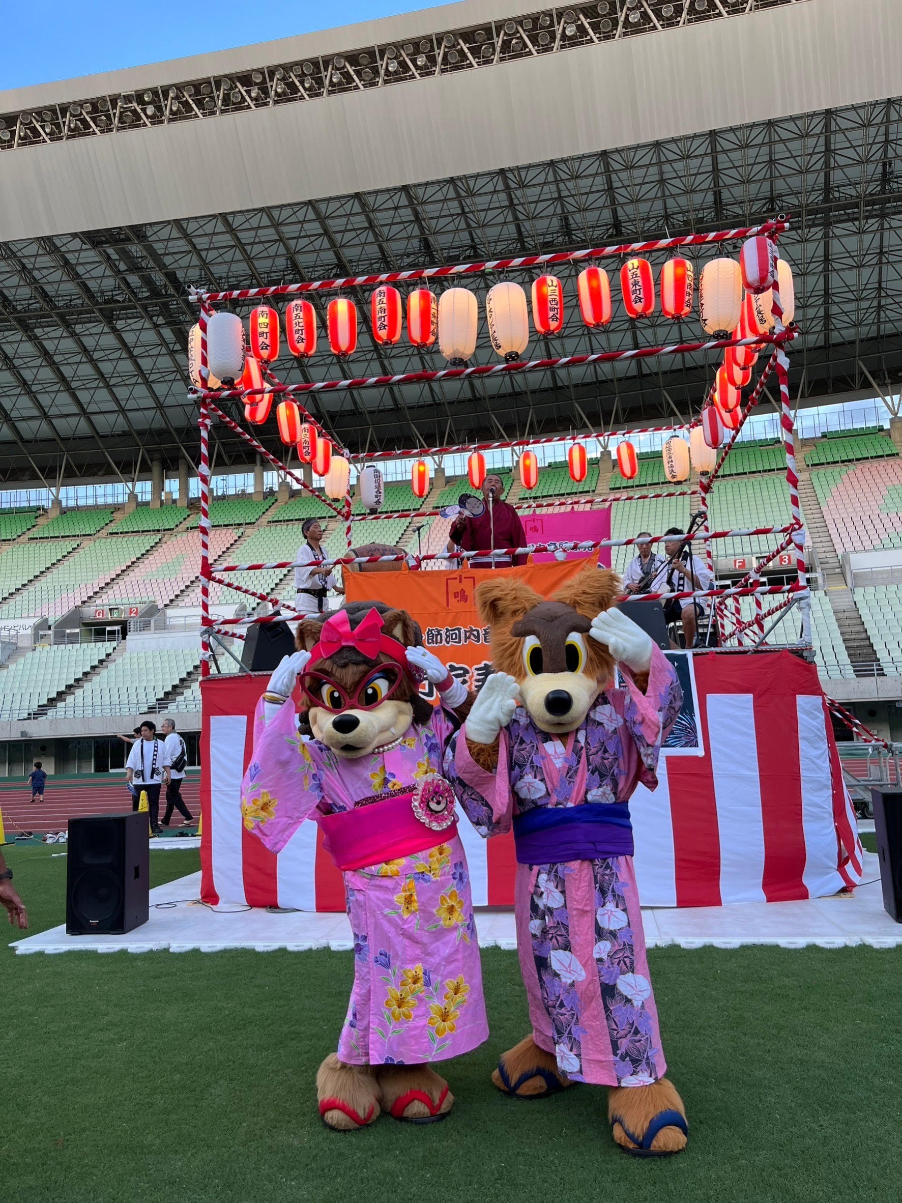 8/10(日)「第3回スタジアムぼんおどり（スタぼん）」にてセレッソ音頭