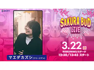 SAKURA BUD LIVE実施のお知らせ