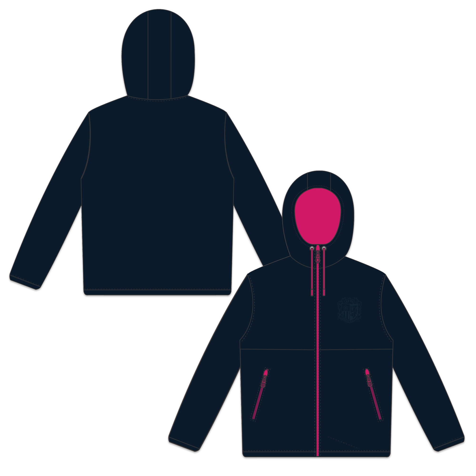 スカジャンやパーカーなど厚手のアパレルに加え、定番のシャツやタオル