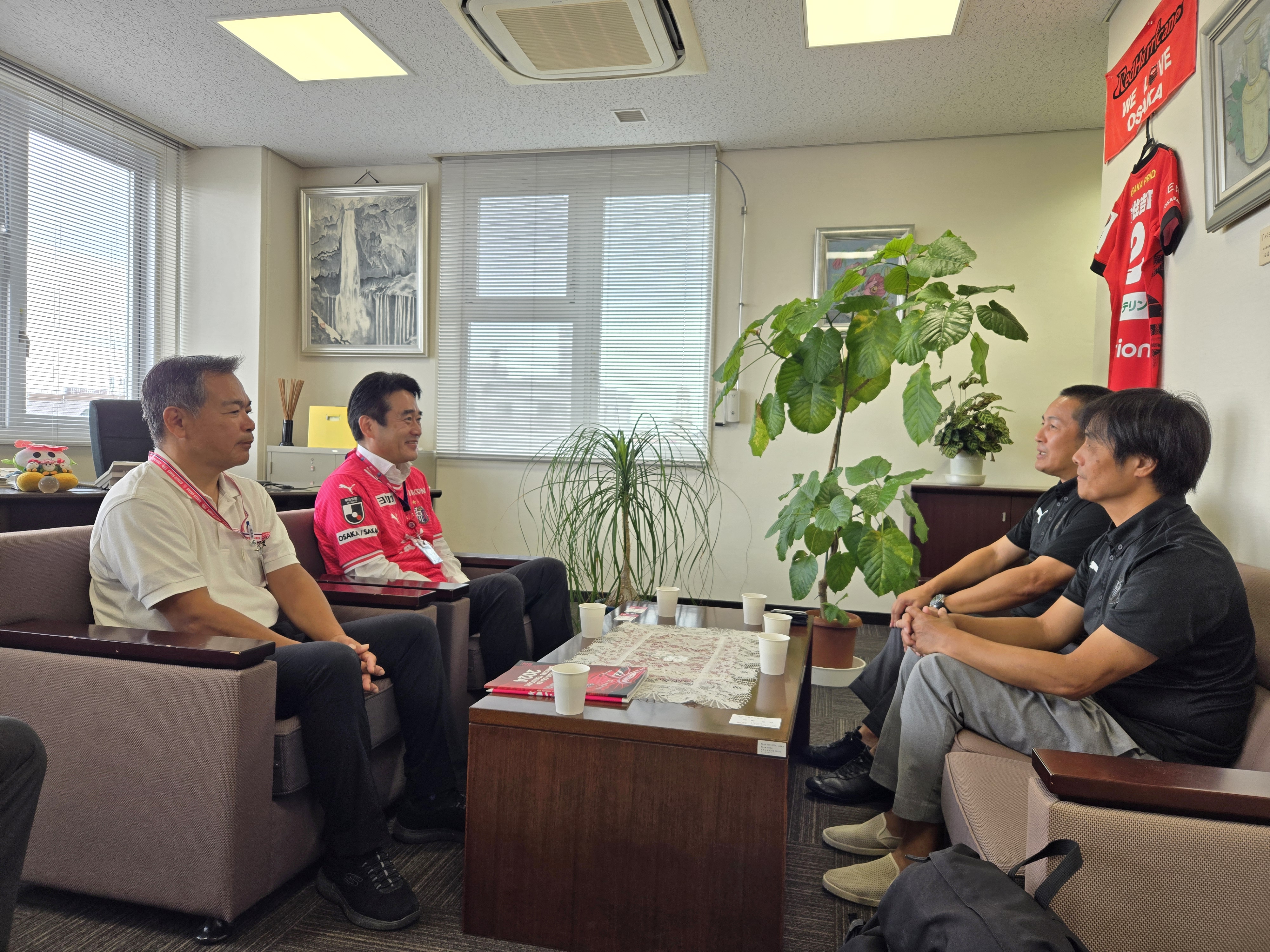 ホームタウンレポート：9/3(火)森島社長が大阪市東住吉区・藤原区長