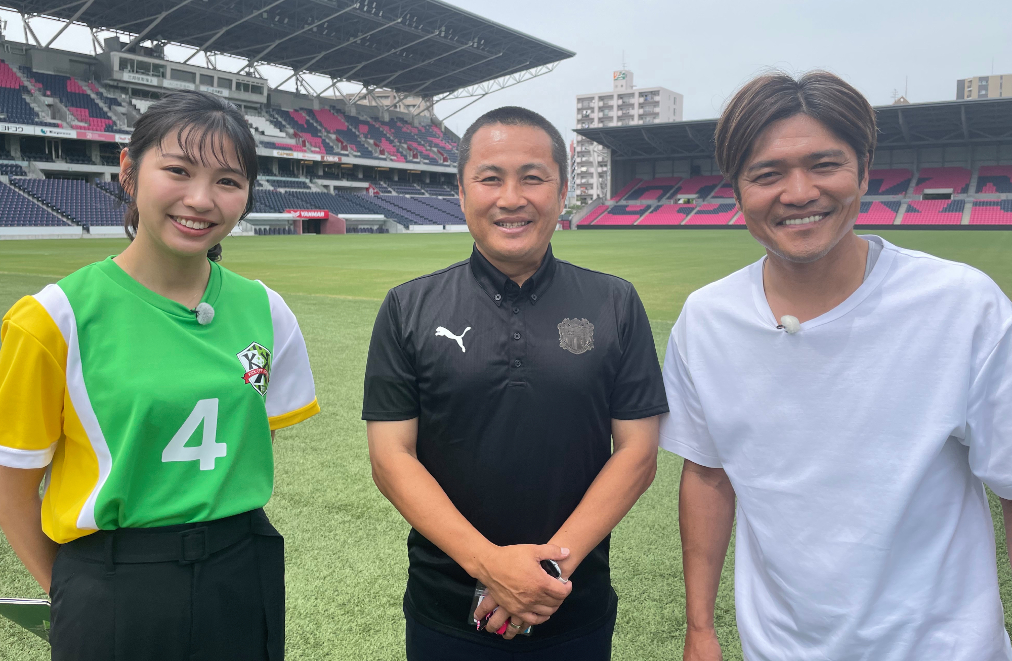 毎日放送「KICK OFF！KANSAI」に加藤陸次樹選手と森島寛晃社長が登場