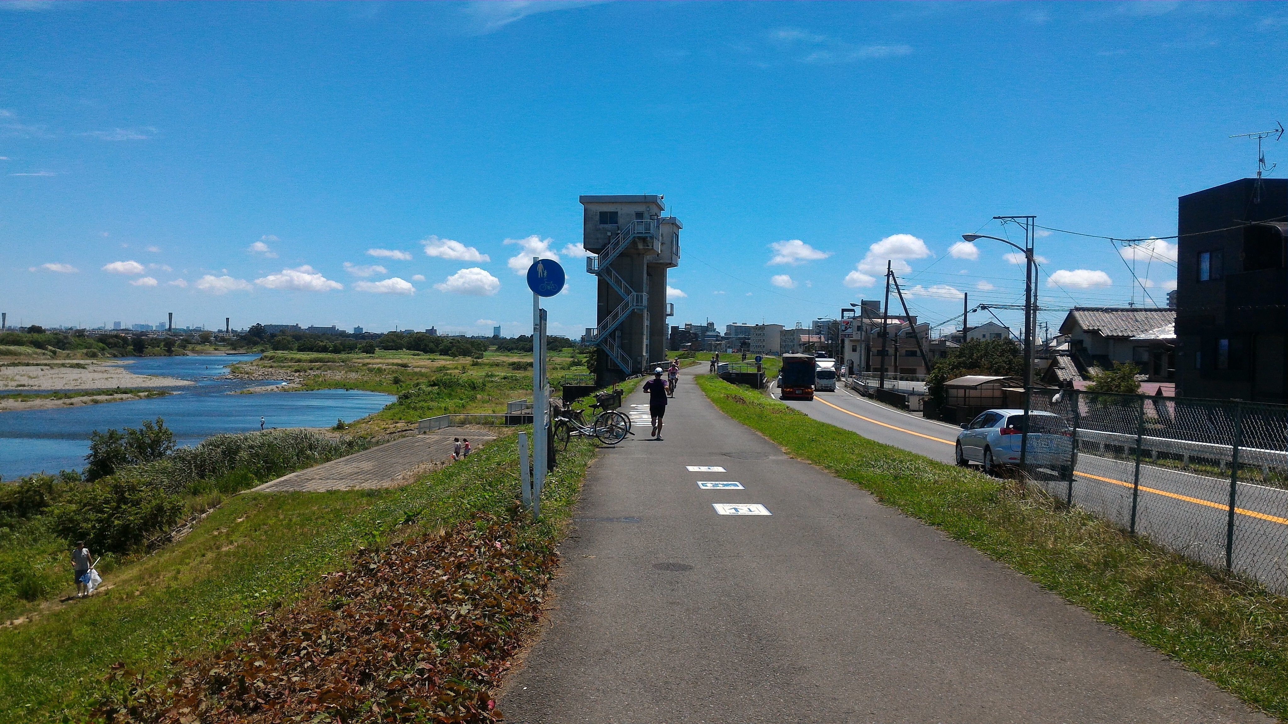 晴れの日のコース