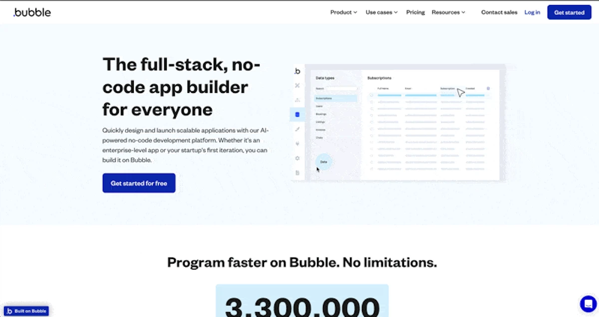 ノーコードアプリ開発事例：Bubbleの場合