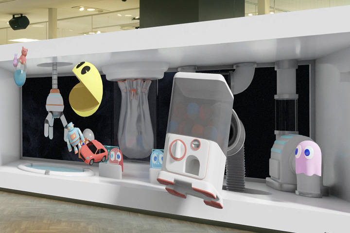 Namco Tachikawa Takashimaya S.C. Store Animation