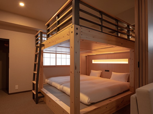 只有“MIMARU”提供　大人可以舒適入睡的“king size bunker bed