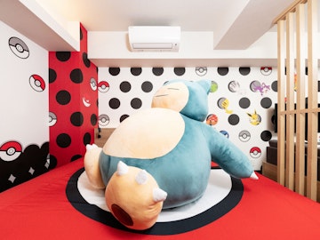 Stay in a room with Pokémon