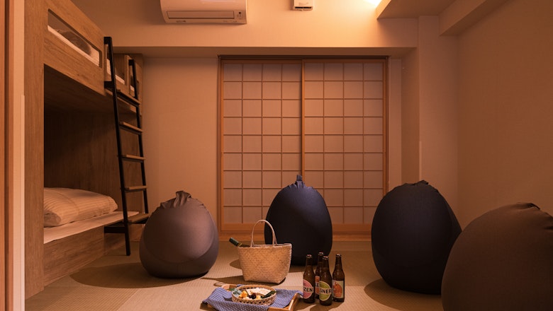 高級兩房式日式家庭公寓房 可住7人