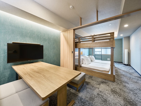 One-Bedroom Loft Bed Apartment