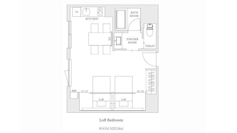 Loft Bed Apartment