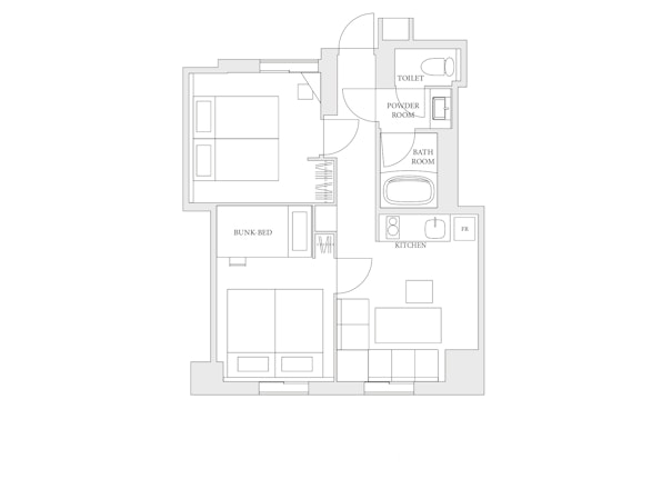 Two-Bedroom Family Apartment