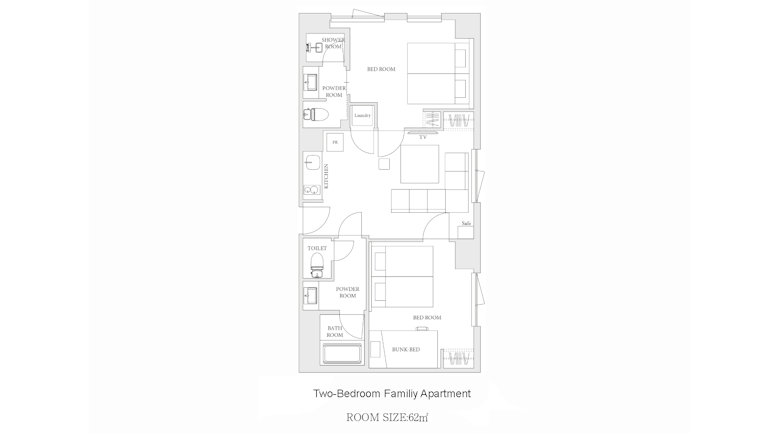 Two-Bedroom Family Suite
