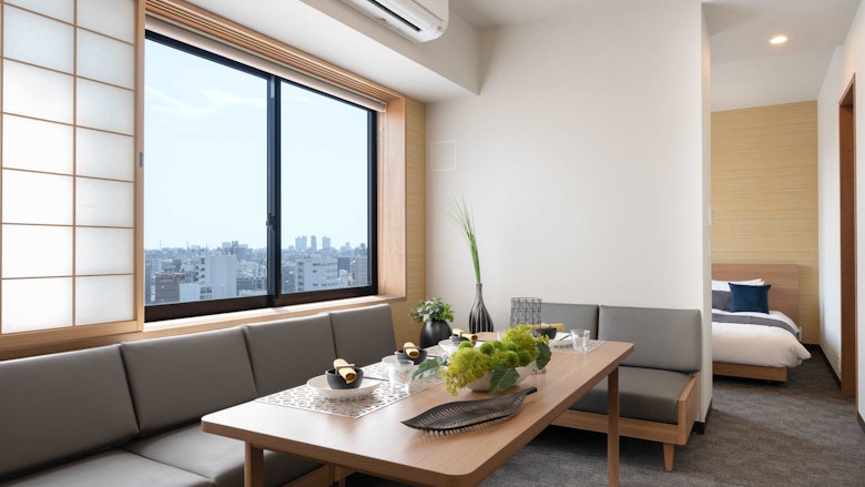 MIMARU Tokyo Asakusa Station – River View 2-Bedroom Theater Suite