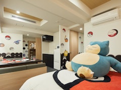 Stay in a room with Pokémon