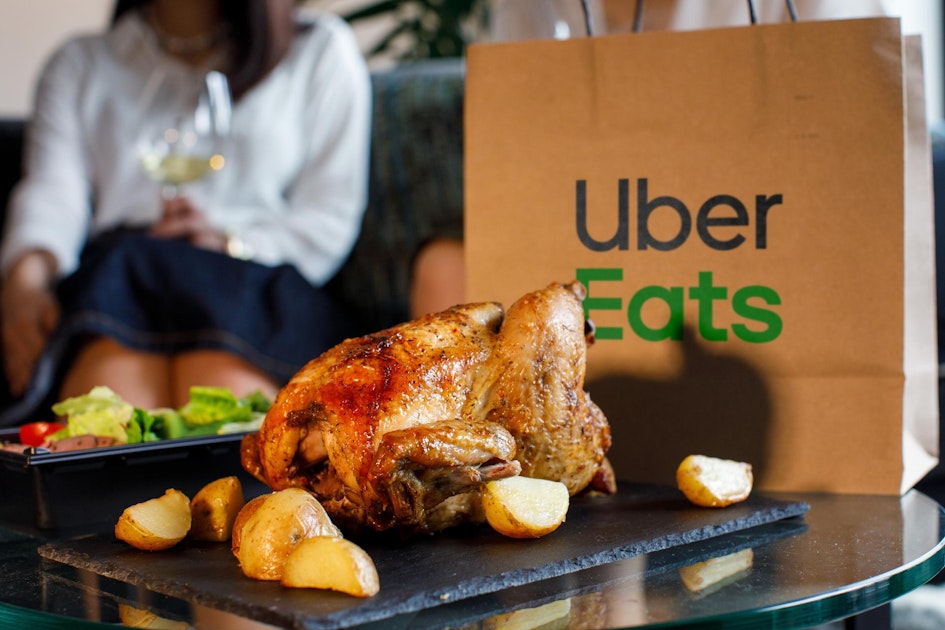 Use an UberEATS voucher to get food delivered directly to your hotel on
