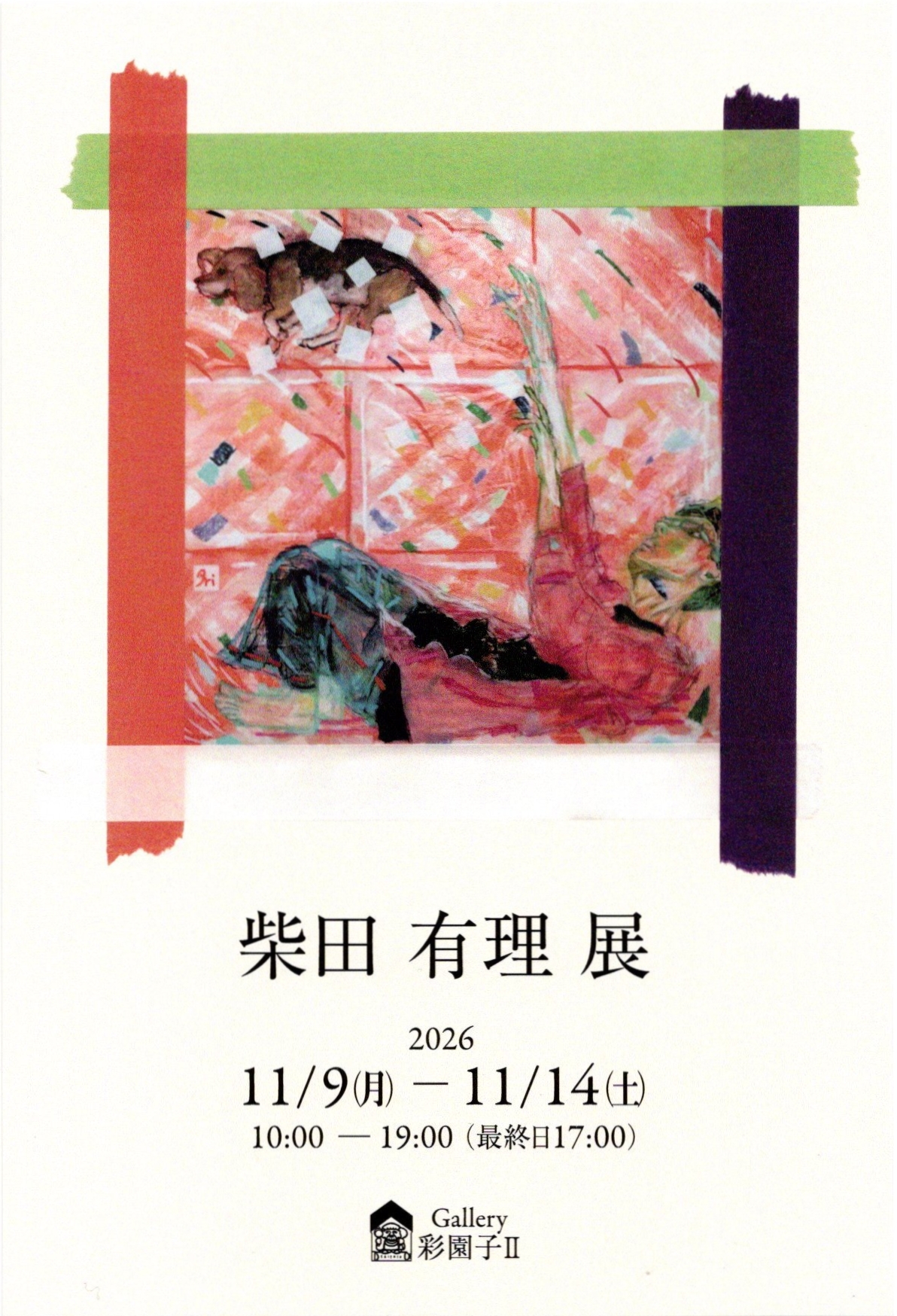柴田 有理 展の公開用画像