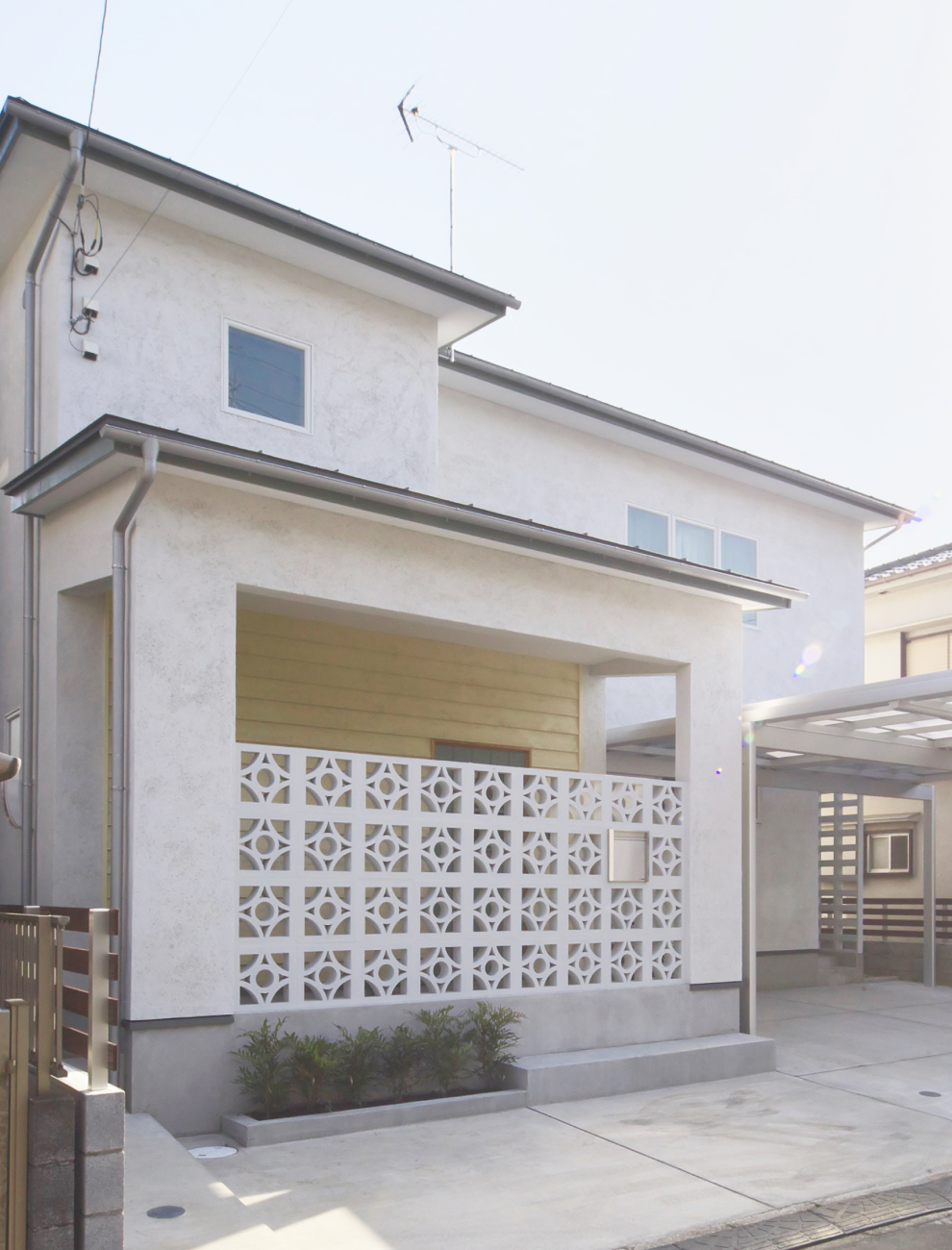 空を見上げる家施工事例写真