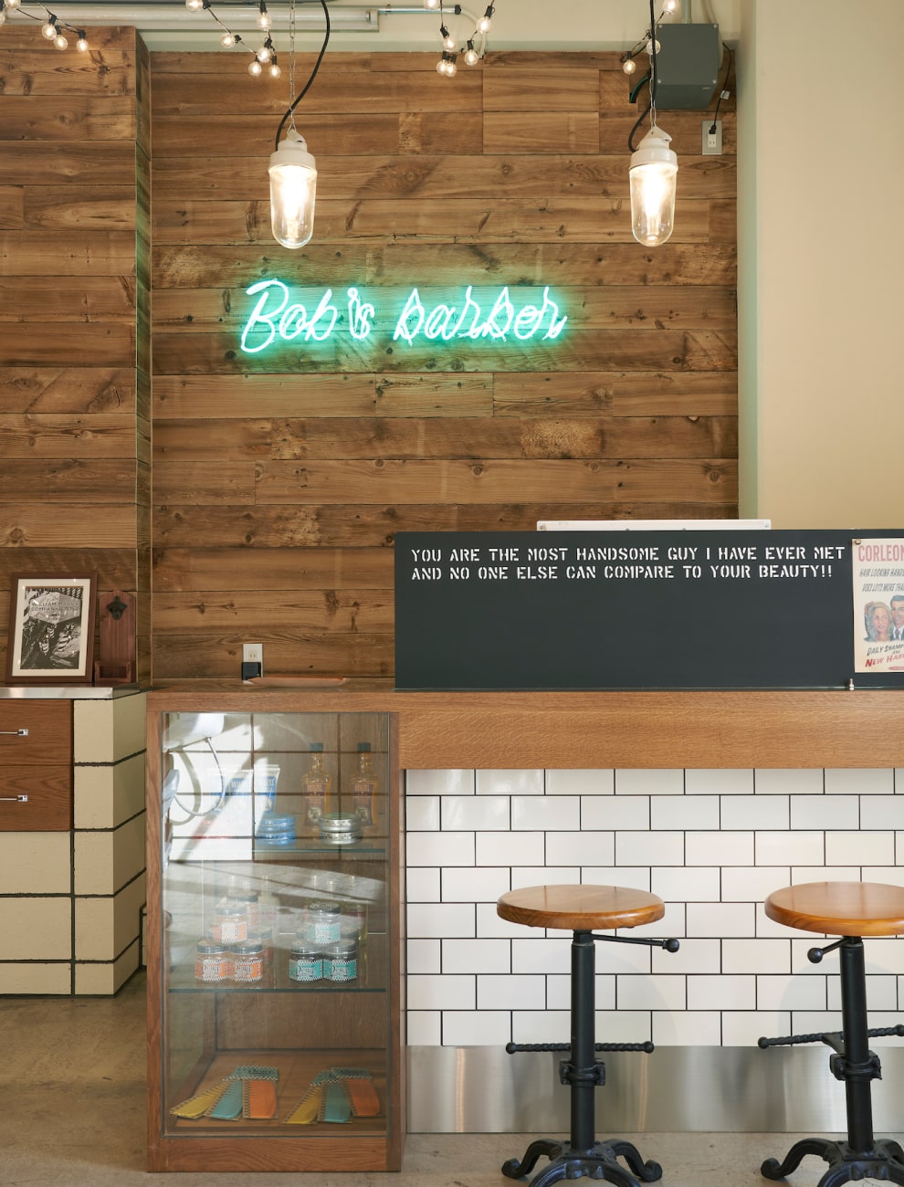 Bob's barber shop施工事例写真