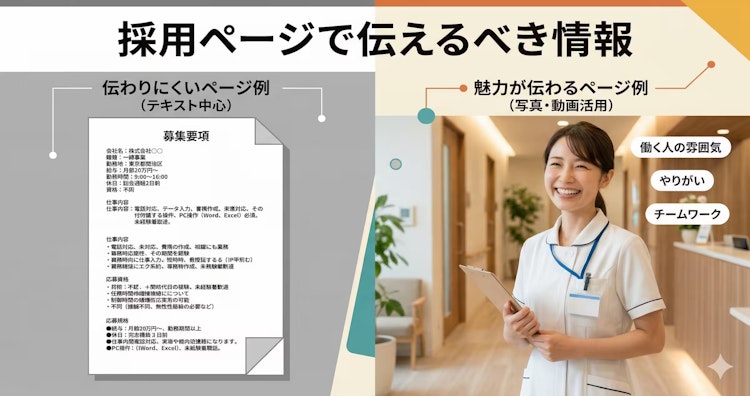 応募者が本当に知りたいのは「仕事内容」より「働くイメージ」？ミスマッチを防ぐための採用ページの作り方