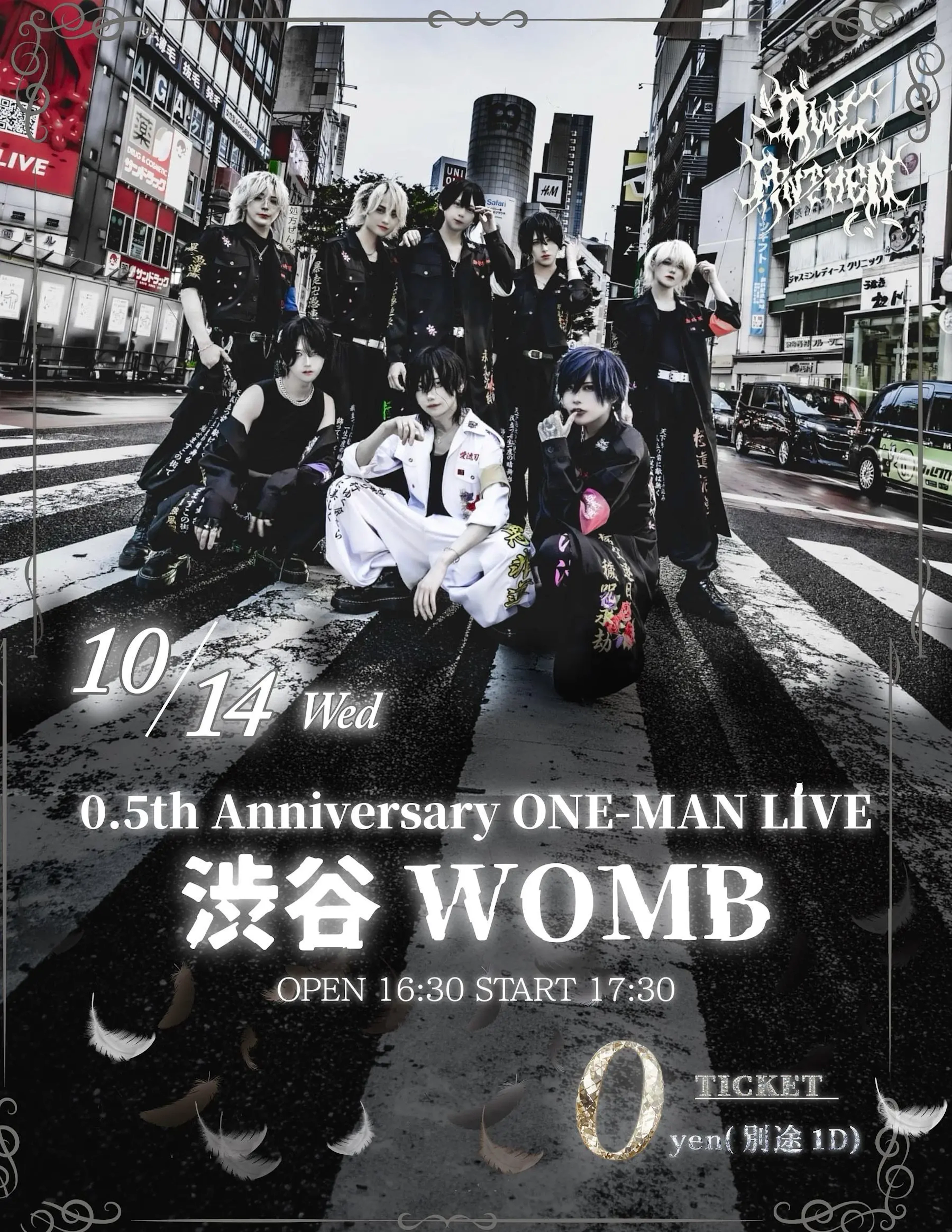 OWL//ANTHEM 
0.5th Anniversary ONE-MAN LIVE