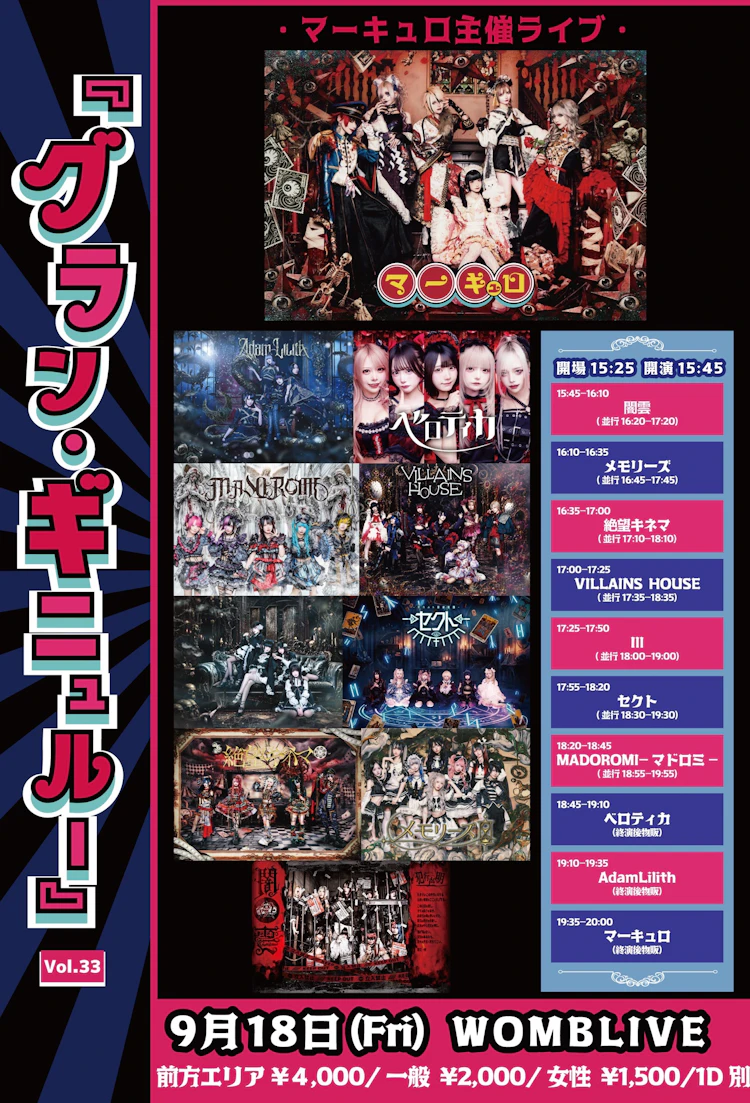 マーキュロ主催
『グラン・ギニュルー』Vol.32