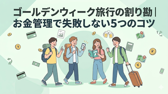 ゴールデンウィーク旅行の割り勘｜お金管理で失敗しない5つのコツ