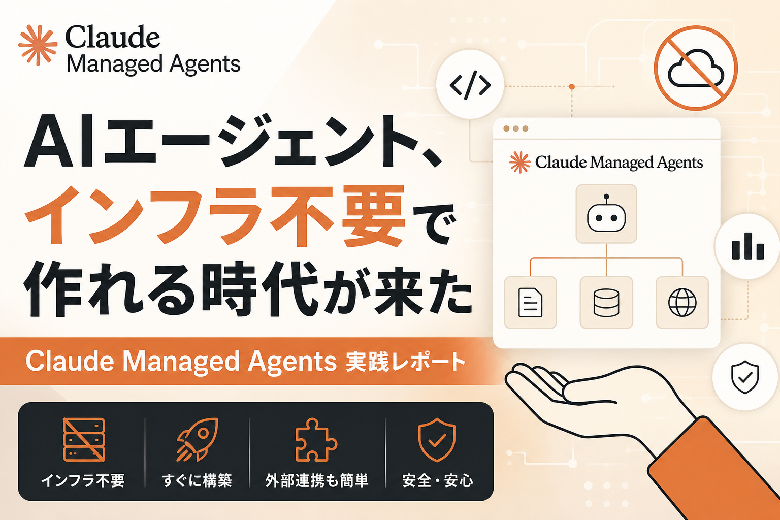 AIエージェント、インフラ不要で作れる時代が来た:Claude Managed Agents 実践レポート