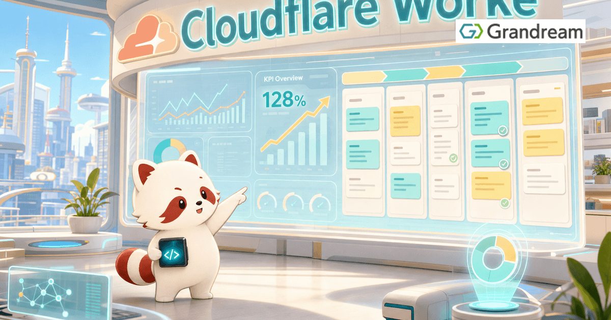 Looker Studio も Notion もやめた。Cloudflare Workers で自作した「経営KPI + カンバン」オールインワンダッシュボード