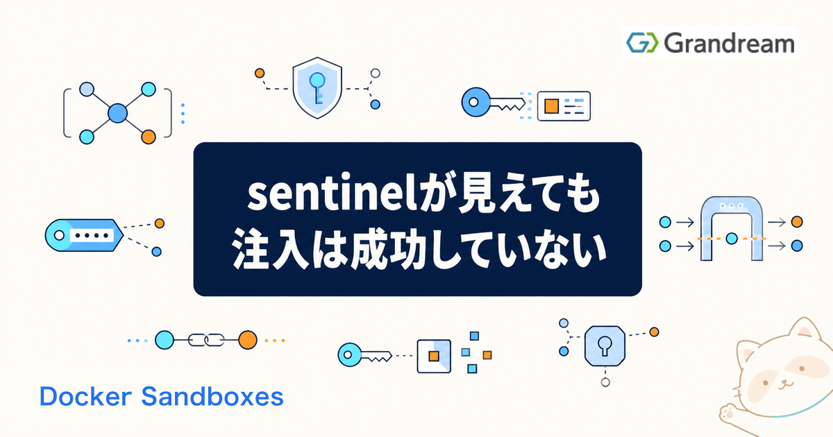 sentinelが見えても注入は成功していない｜Docker Sandboxes