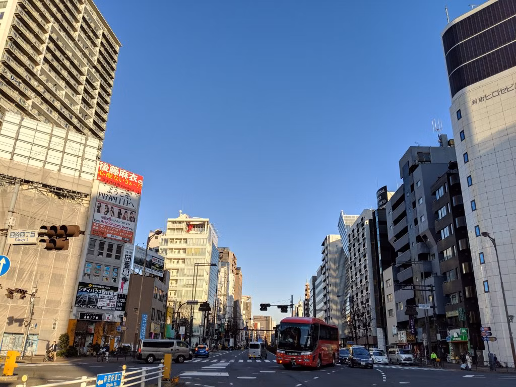 交差点(pixel3で撮影)