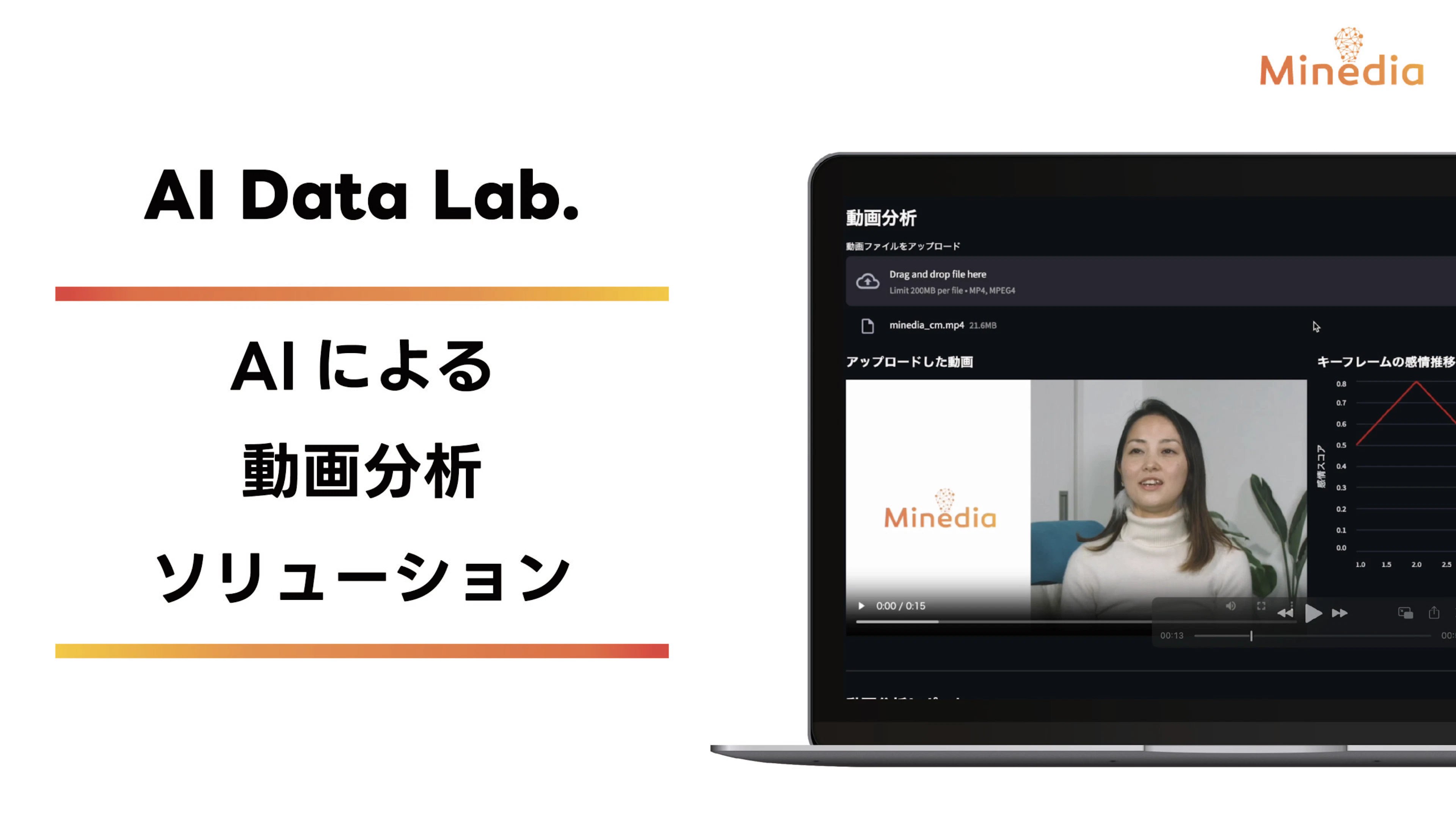 マインディアがAIによる動画分析ソリューションをリリース。動画のキーフレームごとの詳細な分析が人の手を介さず可能に