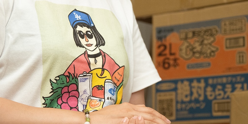マスヤのオリジナルTシャツ。