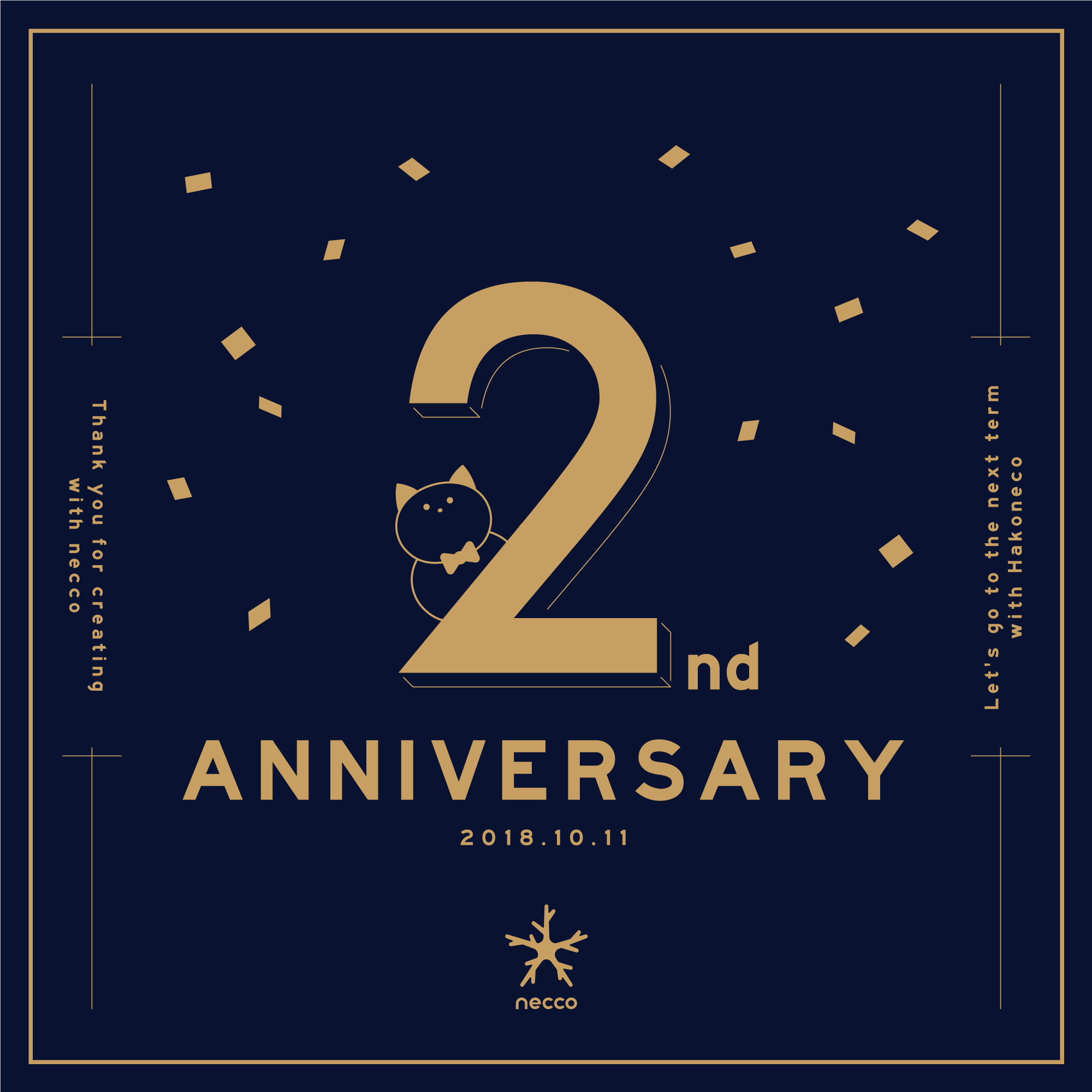 necco 2nd Anniversary 2018 / Graphic