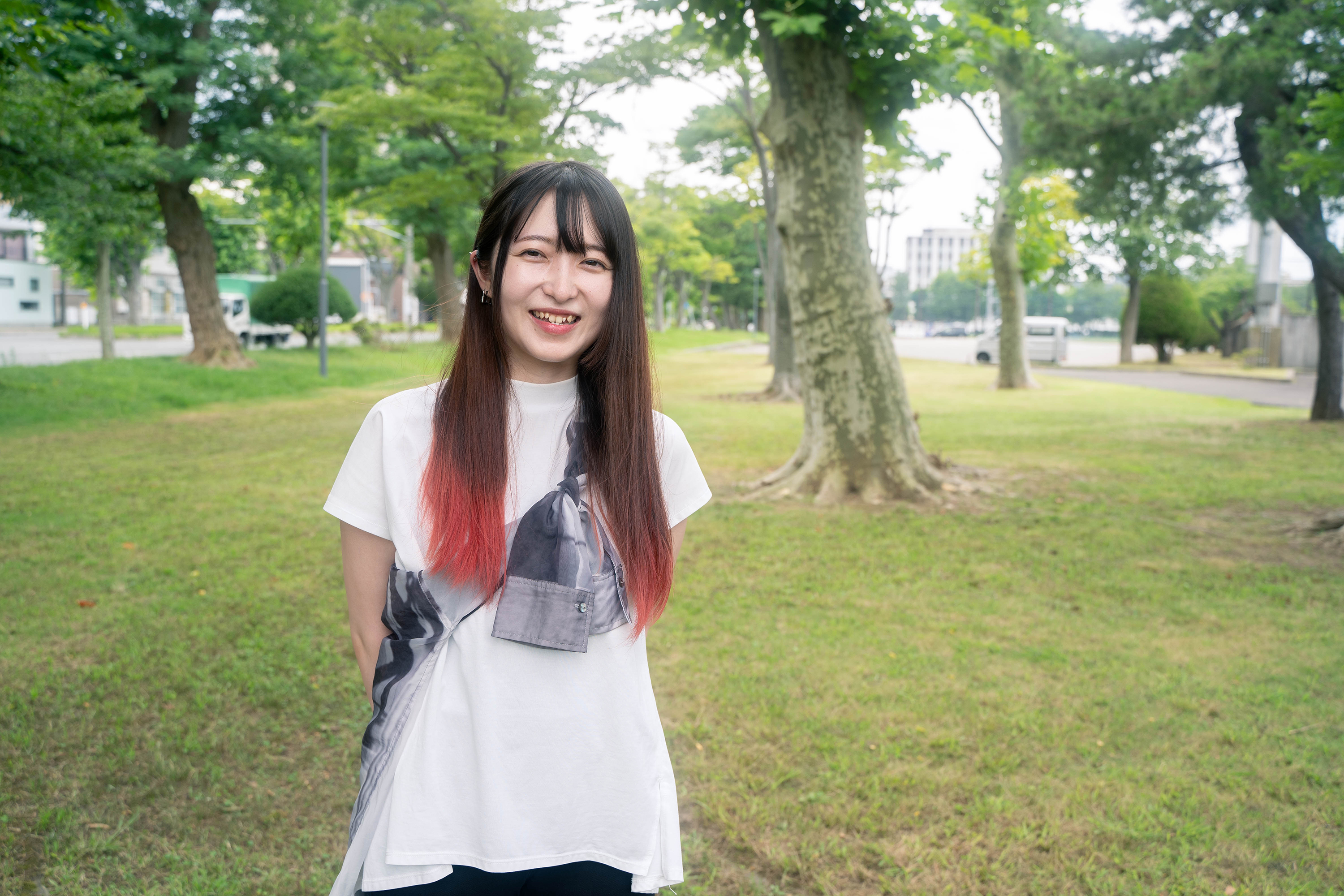 最高の笑顔を見せる髙木さん