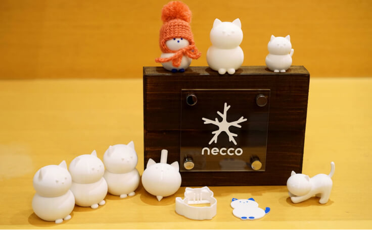 3Dプリンターで箱猫が現実世界に登場
