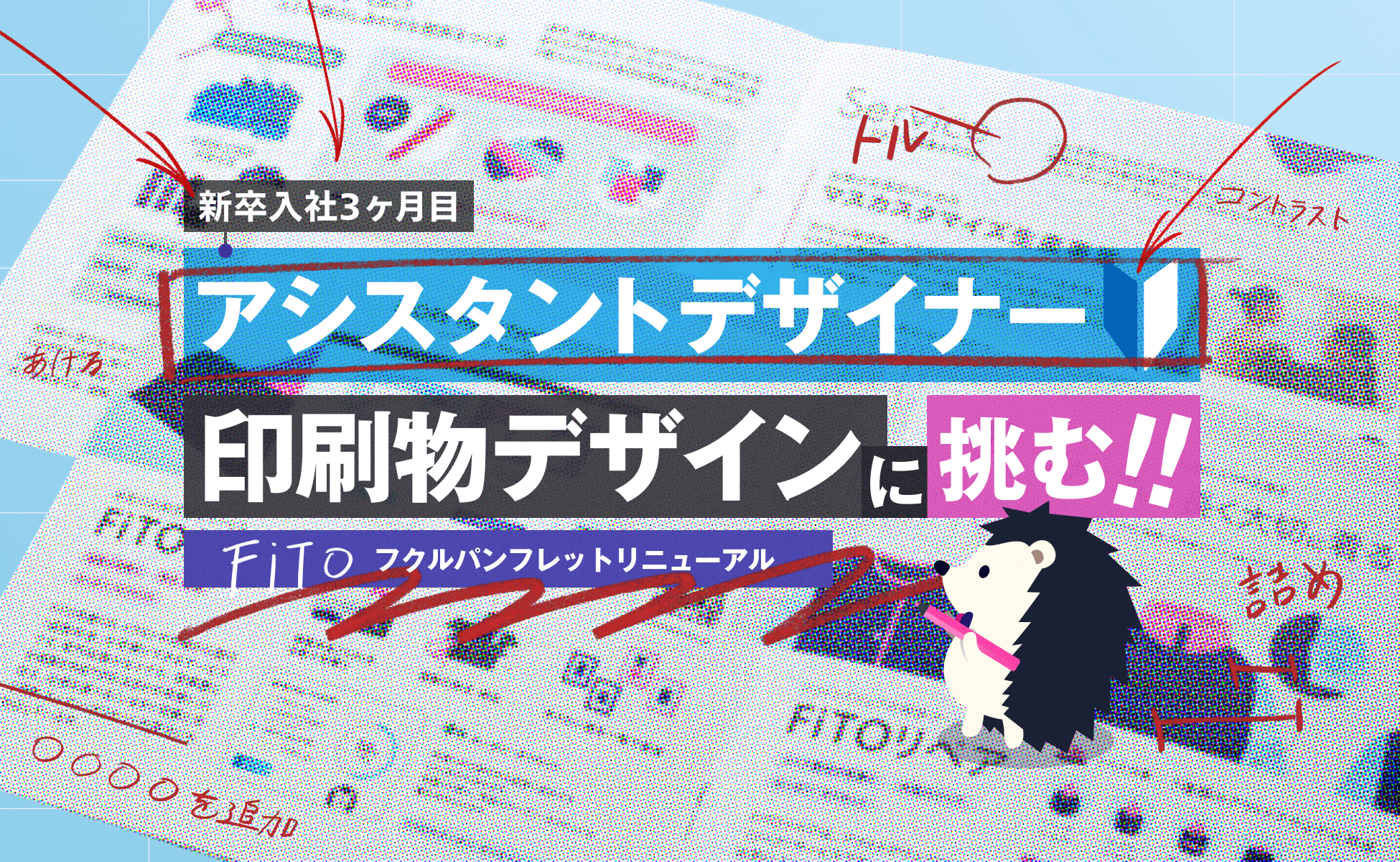 アシスタントデザイナーが印刷物デザインに挑む！〜フクルパンフレットアップデート〜